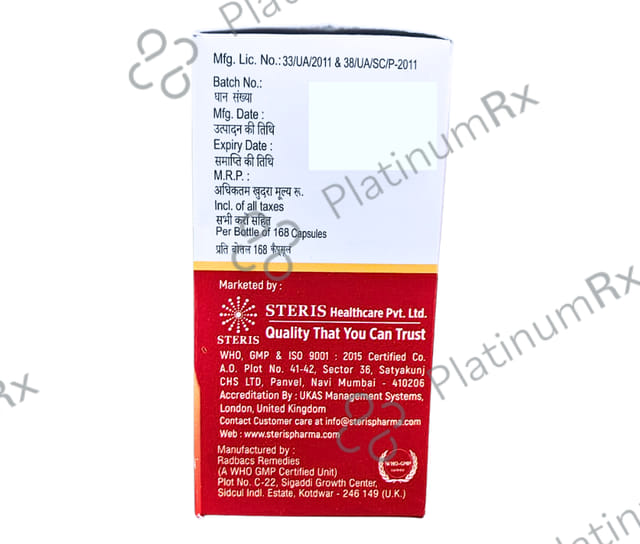 Rebateris 100mg Capsule 168s