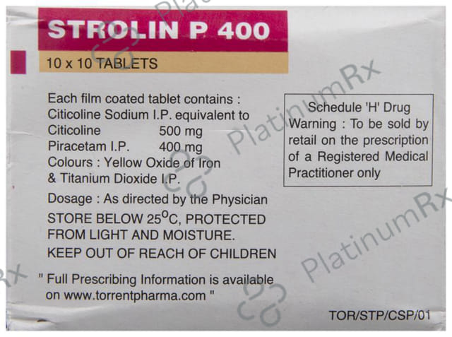 Strolin P 400mg Tablet 10s