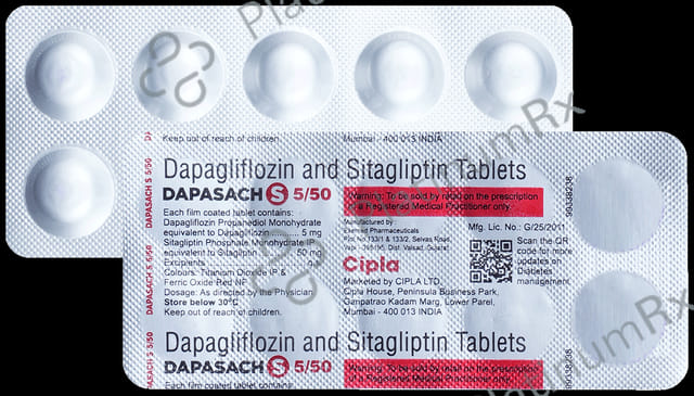 Dapasach S 5mg/50mg Tablet