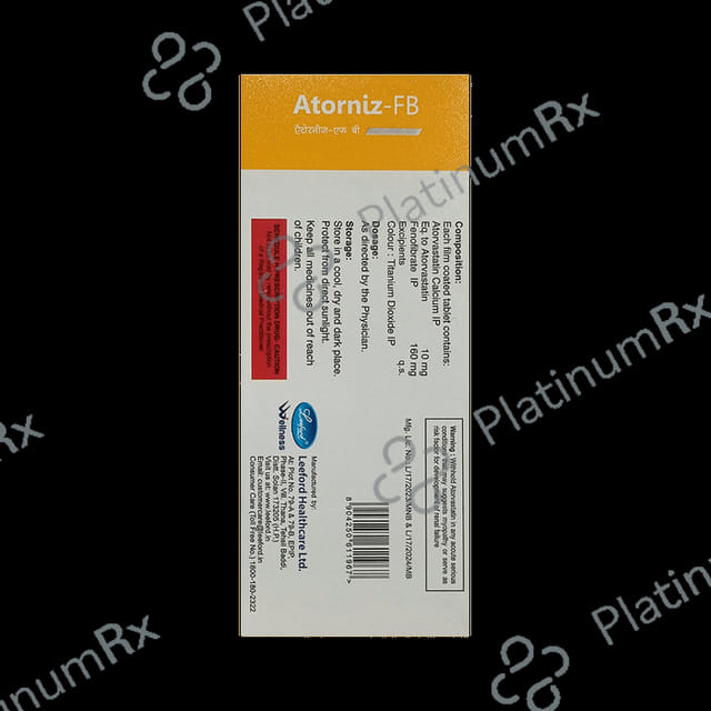 Atorniz FB 10/160mg Tablet 10s