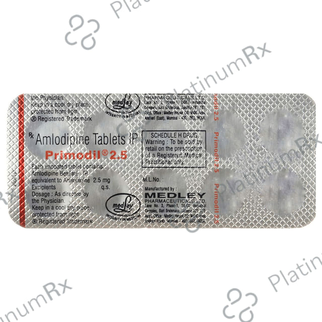 Primodil 2.5mg Tablet 10s