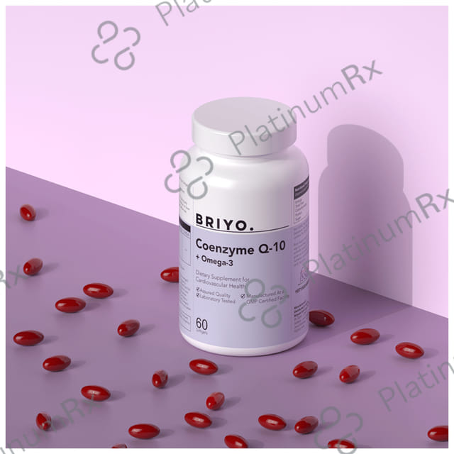 Briyo Coenzyme Q10 + Omega 3 Softgel for Heart Health