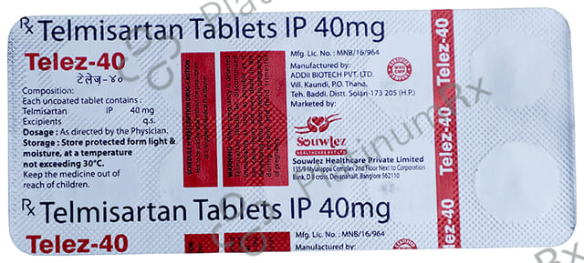 Telez 40mg Tablet 10s