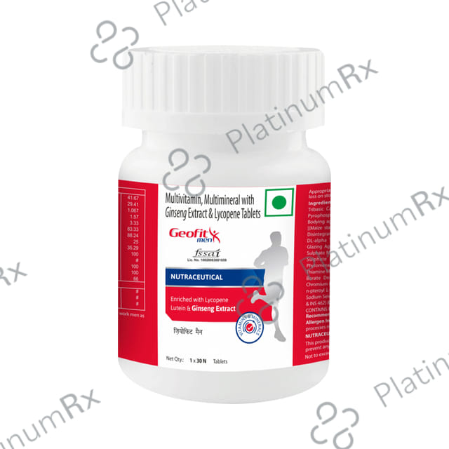 Geofit Men Nutraceutical Enriched Tablet 30s
