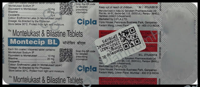 Montecip BL 20/10mg Tablet 10s