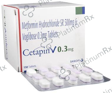 Cetapin V 500/0.3mg Tablet SR 15s