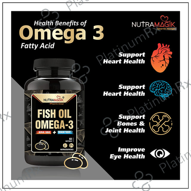 Nutramagik Fish Oil Omega 3 Softgel Capsule 60s