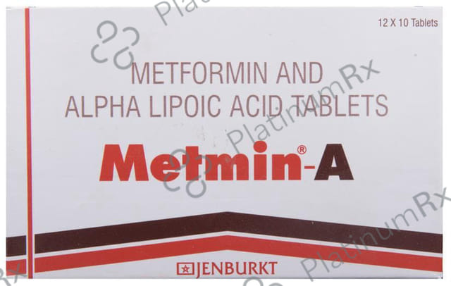 Metmin A 500/200mg Tablet 10s