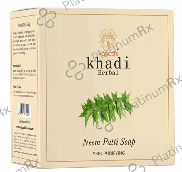 Vagad's Khadi Herbal Neem Patti Soap