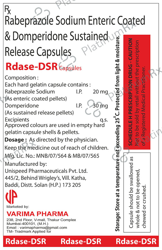 Rdase-D 30mg/20mg Capsule SR