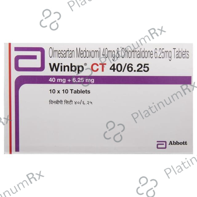 Winbp CT 40/6.25mg Tablet 10s