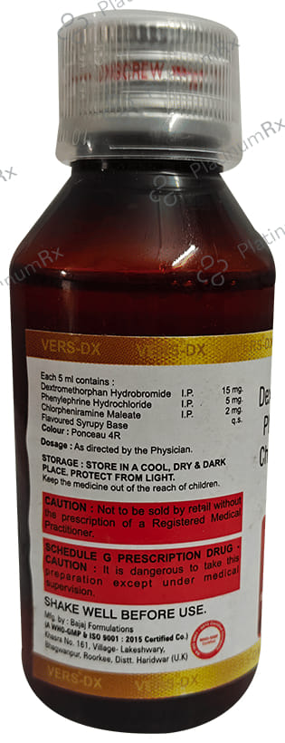 Vers DX Syrup Mint 100ml