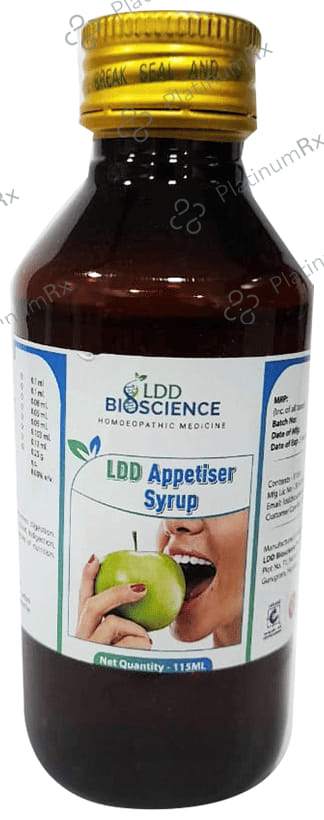 LDD Bioscience LDD Appetiser Syrup 115 ml