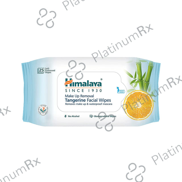 Himalaya Personal Care Make Up Removal Tangerine Facial Wipes