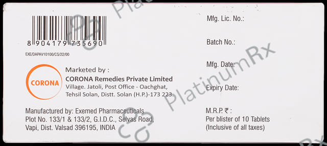 Dapabite VD 10/100mg Tablet SR 10s