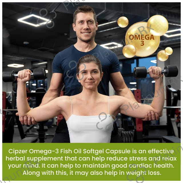 Cipzer Omega 3 Fish Oil Softgel Capsule 60s