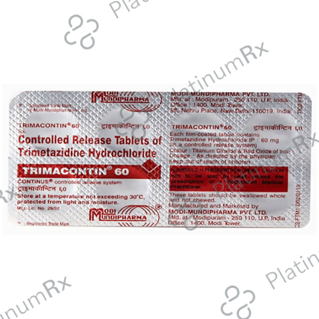 Trimacontin 60mg Tablet CR 10s