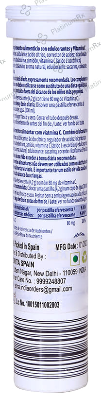 Alma Vitamin C Effervescent Tablet 20s