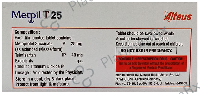 Metpil T 25 Tablet ER