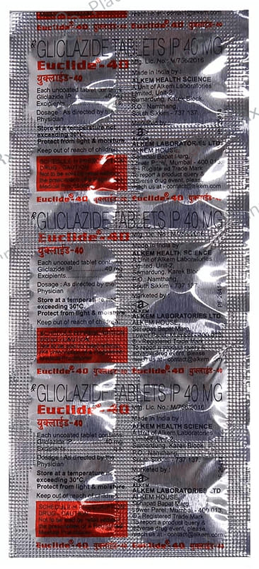 Euclide 40mg Tablet 10s