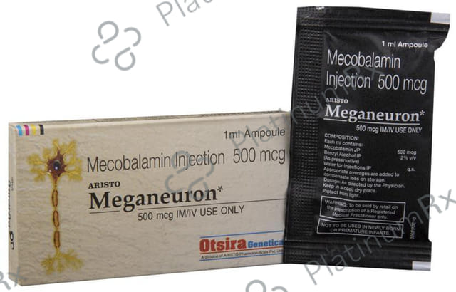 Meganeuron 500mcg Injection 1ml