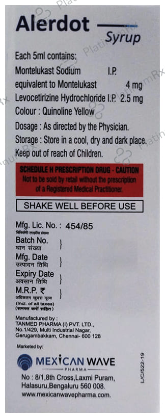 Alerdot Syrup
