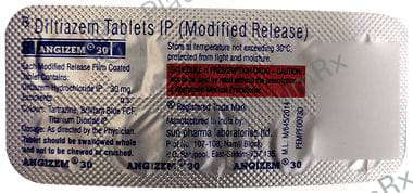 Angizem 30mg Tablet MR 10s