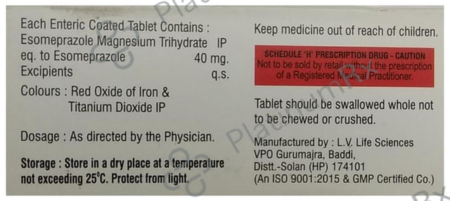 Esoglaz 40mg Tablet 10s