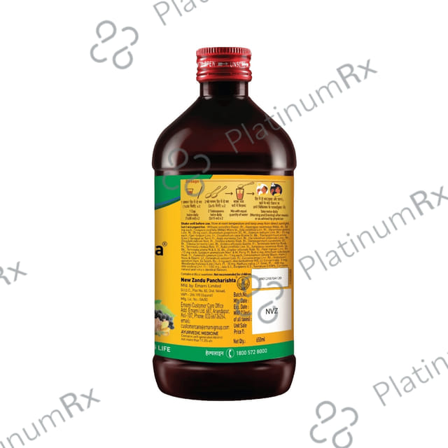 Zandu Pancharishta Ayurvedic Digestive Tonic - Suitable for Diabetics 650 ml