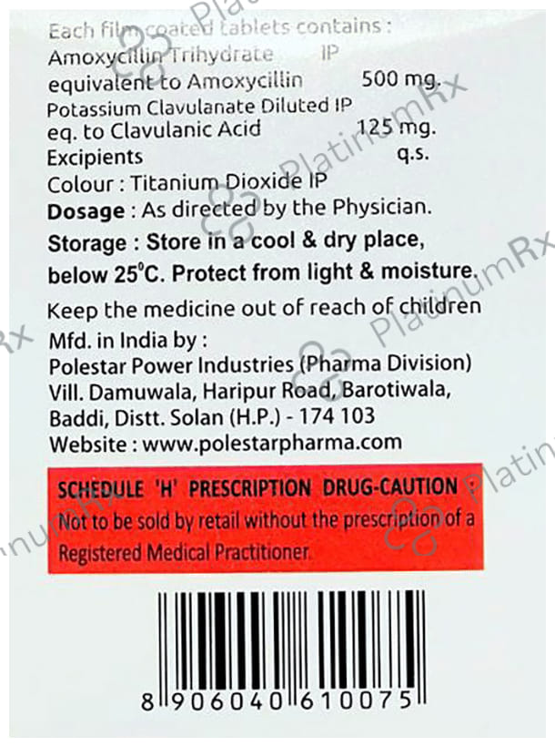 Careclav 625mg Tablet 10s