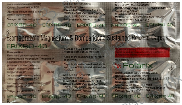 Erixrd 40/30mg Capsule SR 10s