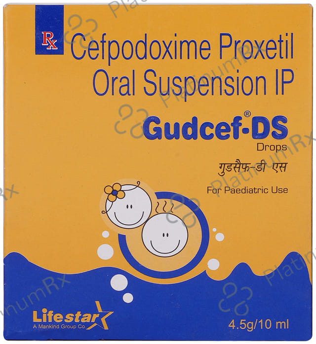 Gudcef DS 50mg Oral Drop 10ml
