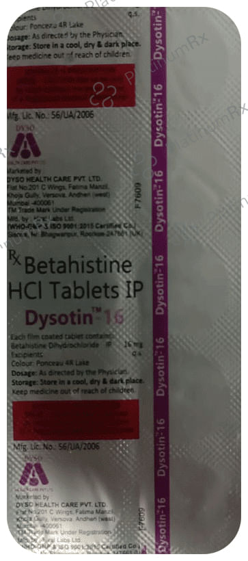 Dysotin 16 Tablet