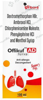 Offikuf AD Syrup Sugar Free 100ml