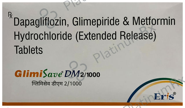 Glimisave DM 10/2/1000mg Tablet 10s