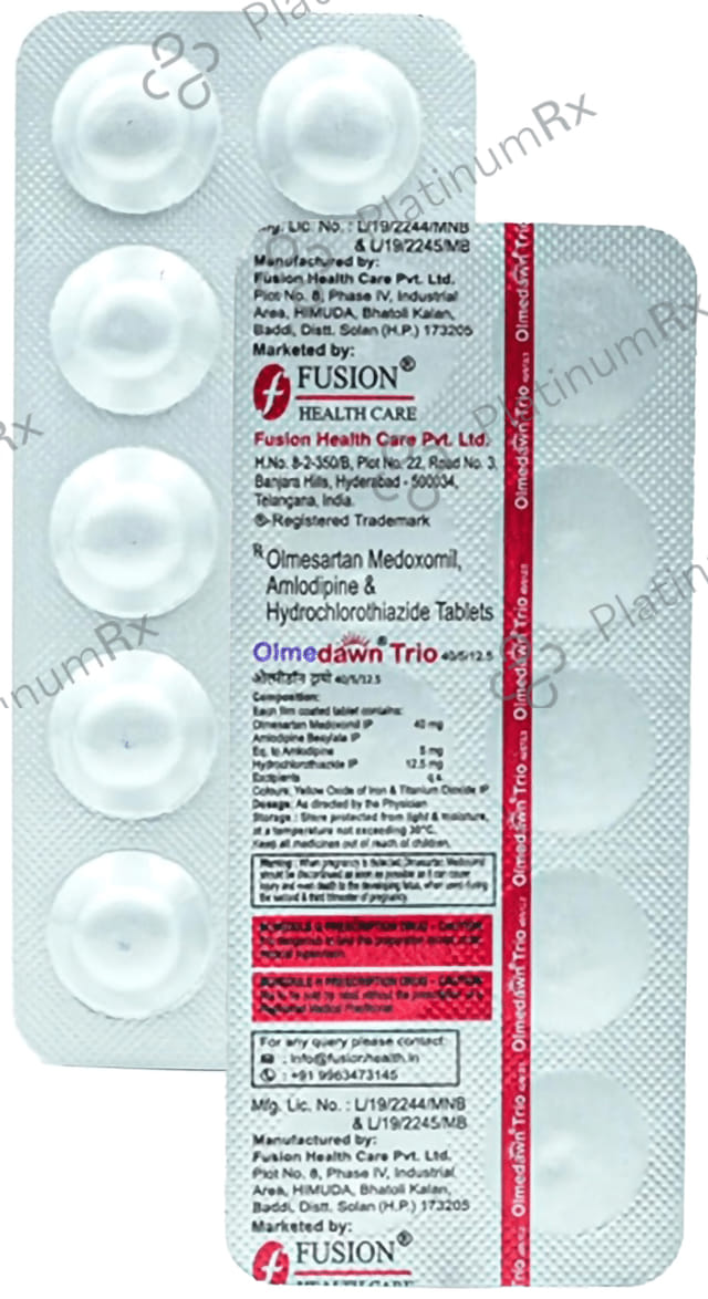 Olmedawn Trio 40mg Tablet 10s