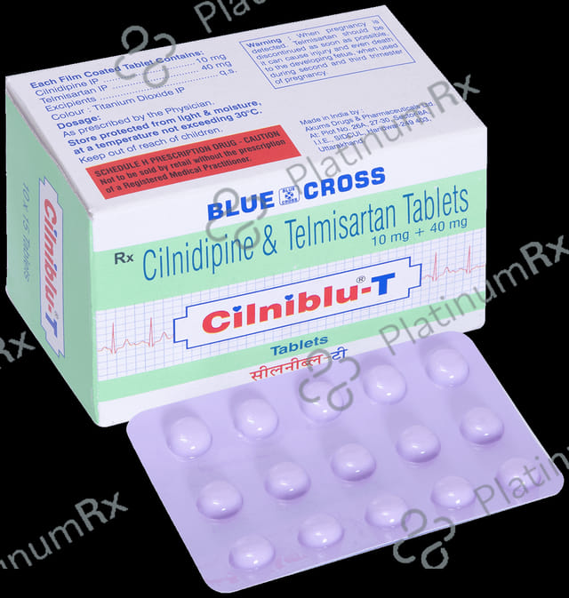 Cilniblu T 10mg/40mg Tablet