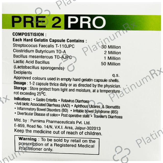 Pre 2 Pro Capsule