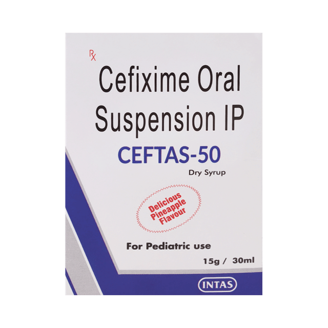 Ceftas DS 50mg Dry Syrup 30ml