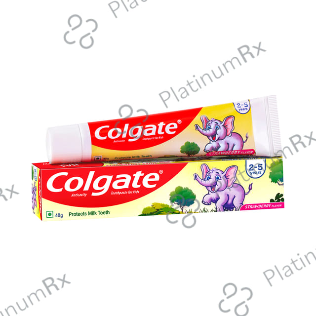 Colgate Kids 2 to 5 Years Anticavity Toothpaste Strawberry Flavour 40gm