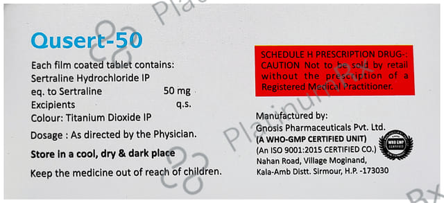 Qusert 50mg Tablet 10s