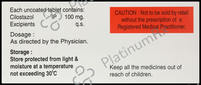 Cilotab 100mg Tablet 10s