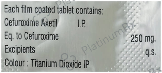 Cefu 250mg Tablet 10s (Zerdia Healthcare Pvt. Ltd.)