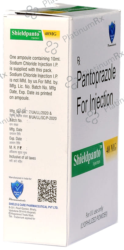 Shieldpanto 40mg Injection