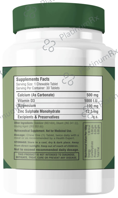 Calcium+Vitamin D3 Tablet 30s