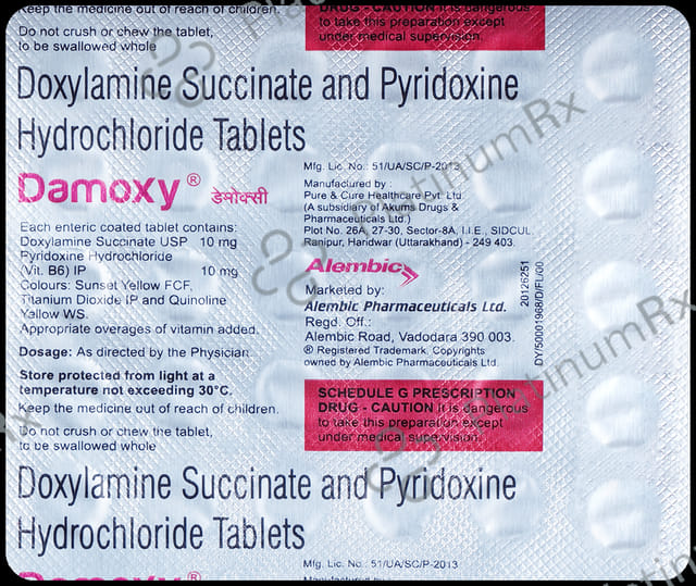 Damoxy 10/10mg Tablet 30s