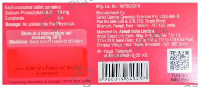 Cremalax 10mg Tablet 6s