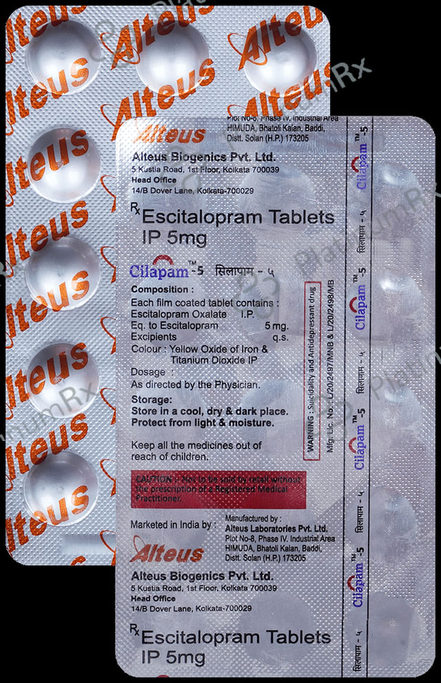 Cilapam 5mg Tablet 15s
