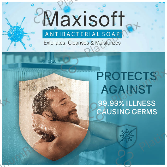Maxisoft Antibacterial Soap (75gm Each) 1 Pack