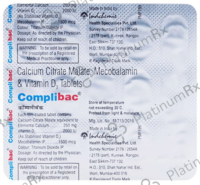 Complibac Tablet 15s